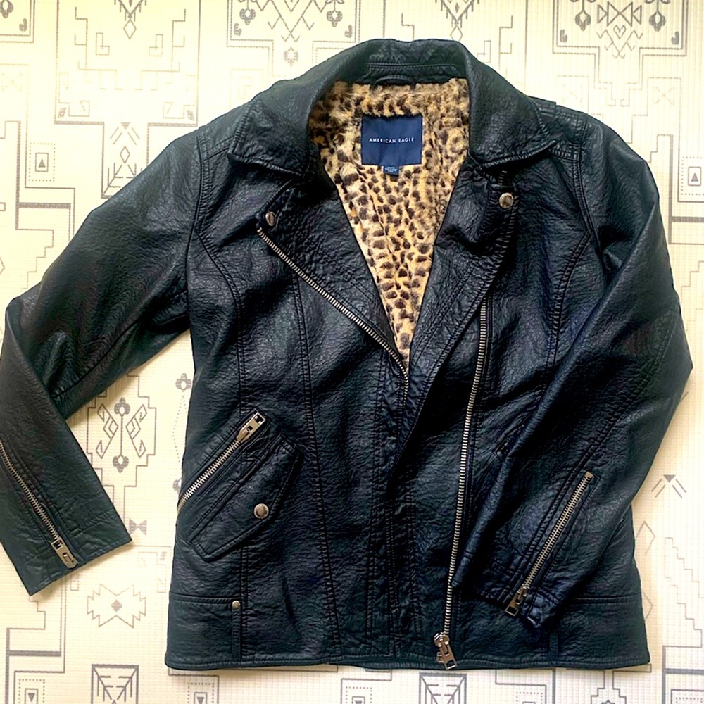 American Eagle Faux Leather Jacket